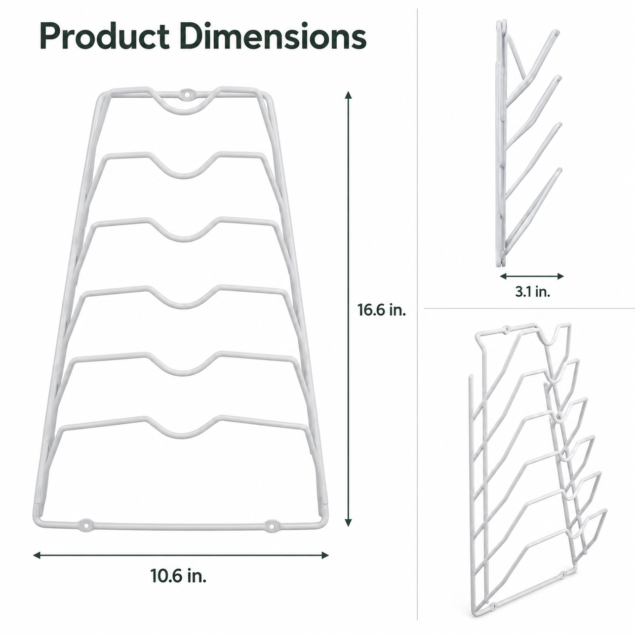 6-Shelf Lid Organizer