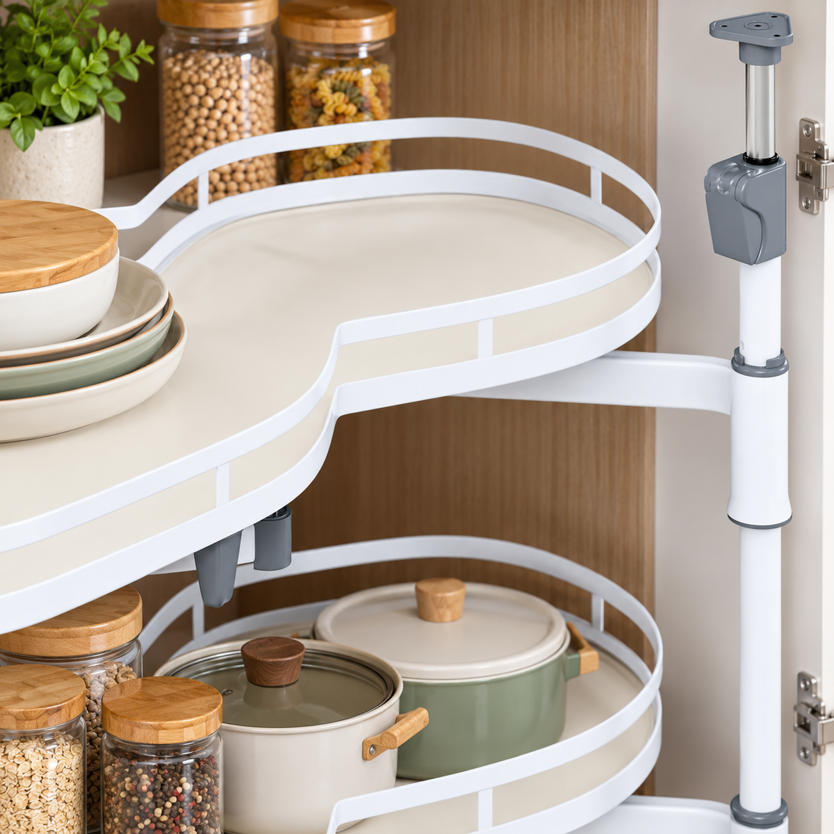 Swing-Out Cabinet Organizer