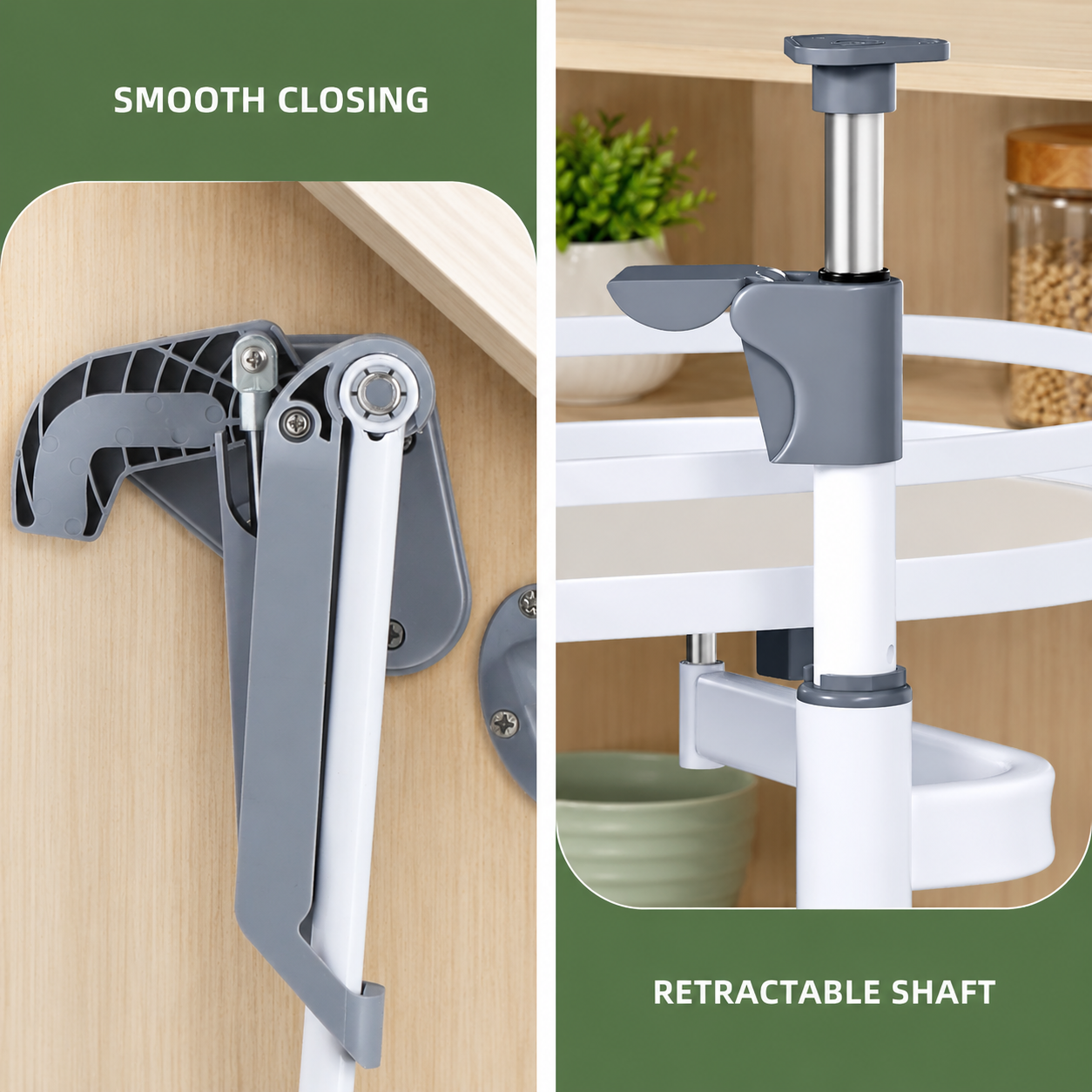 Swing-Out Cabinet Organizer